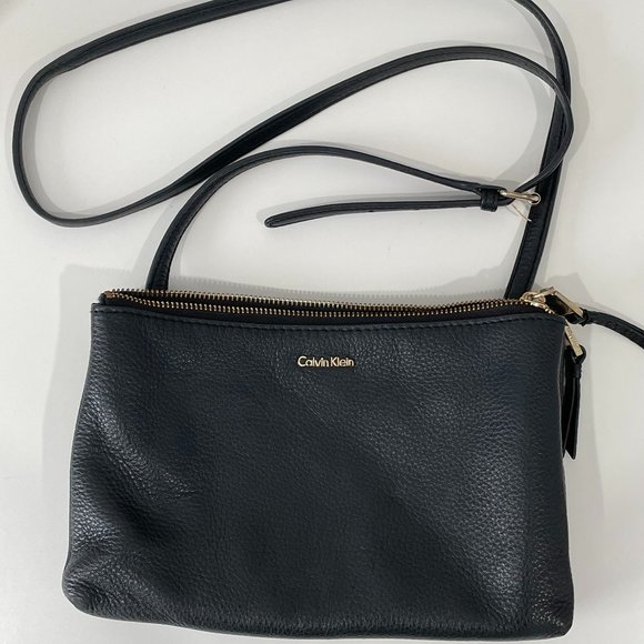 Calvin Klein Women’s Double Zip Crossbody Bag - Picture 1 of 7